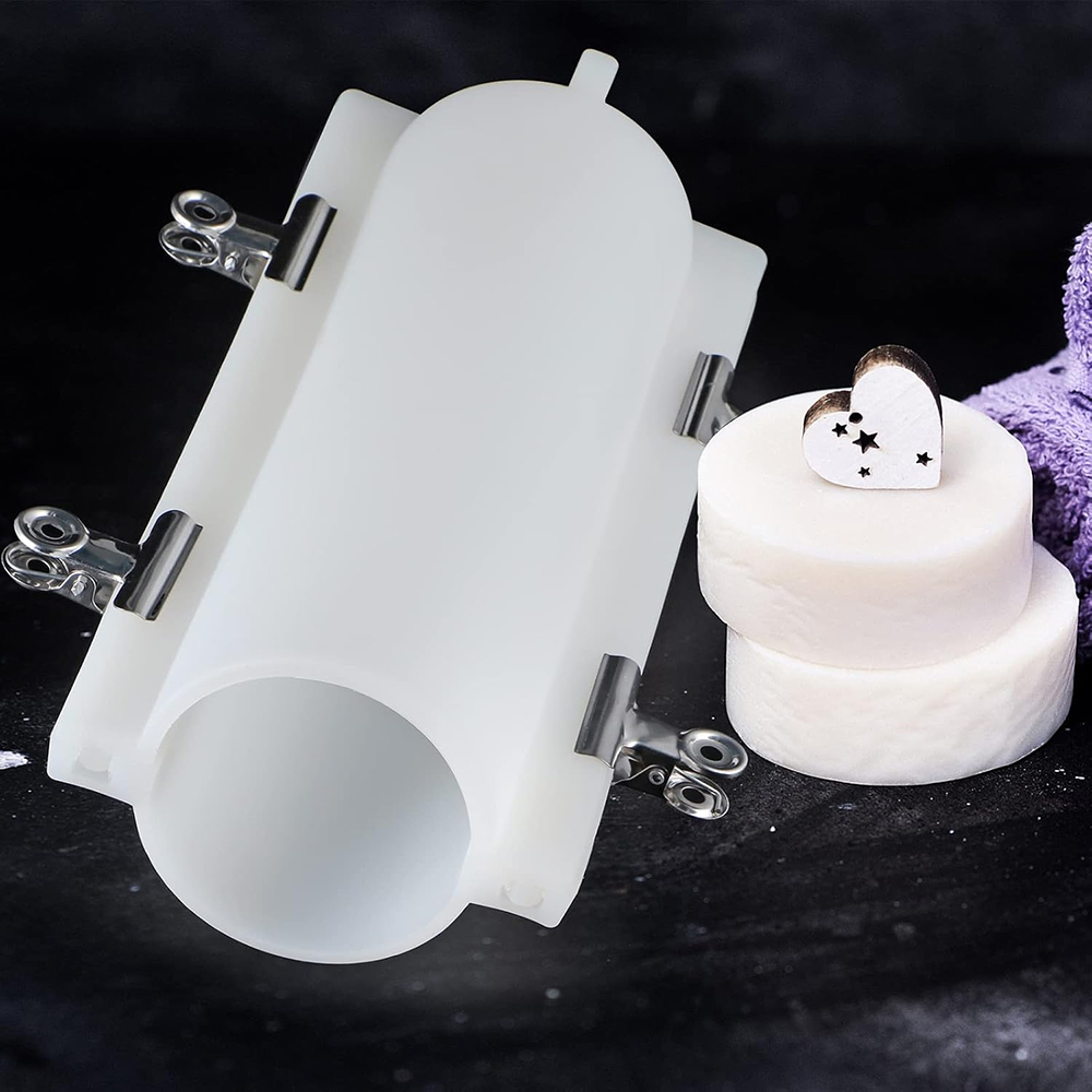 Candle Making Process - Big Cylinder Tube Soap Mold with