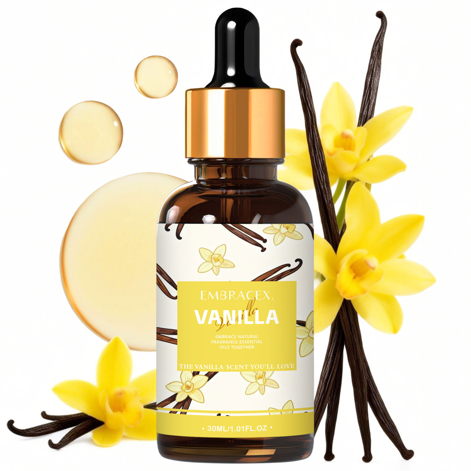 Candle Making Essentials - 30ml Vanilla Fragrance Oils For Diffusers