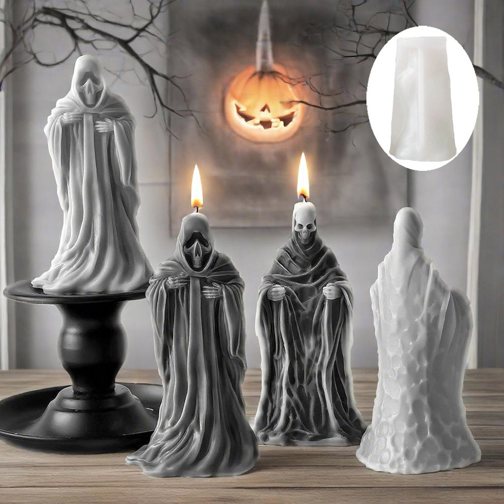 Candle Making Essentials - 3D Skeleton Scent Candle Silicone Mold