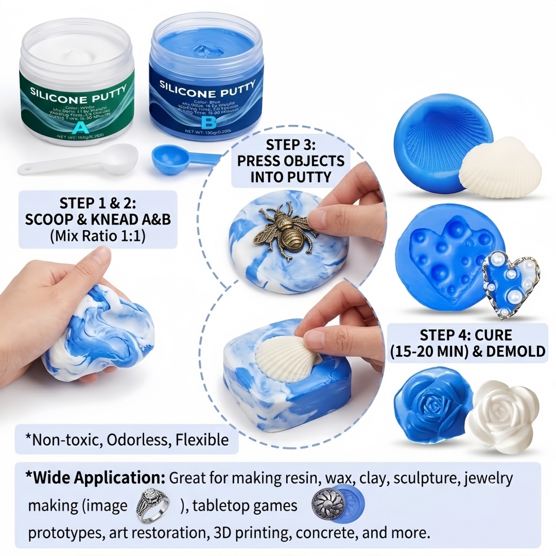 Silicone Putty Mold Making Sup - Candle Making Process review and price