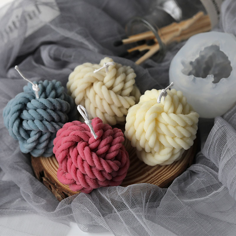 3D Wool Shape Candle Mold Scen - Candle Making Essentials review and price