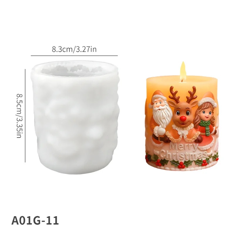Embossed Cylindrical Silicone  - Candle Making Event review and price