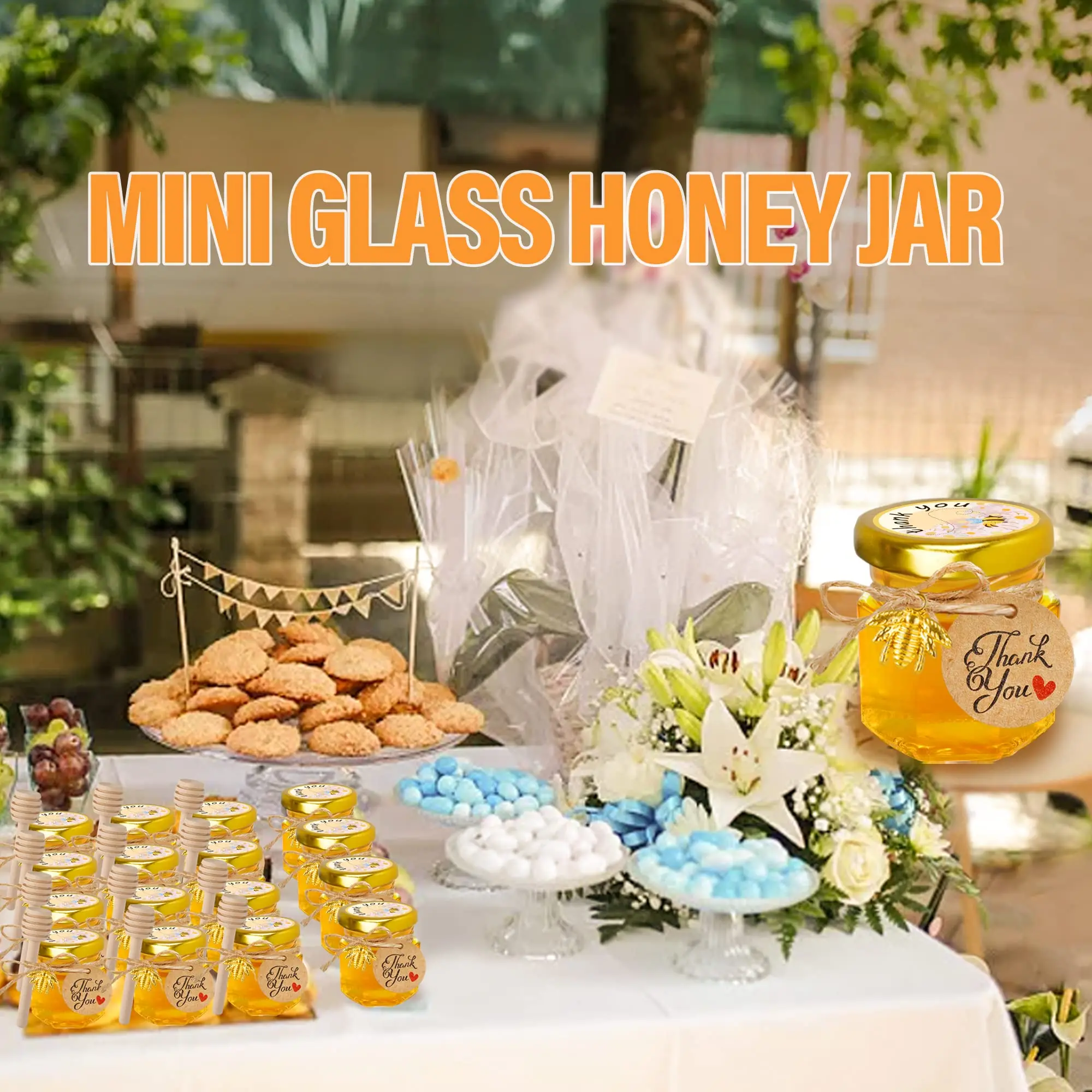 1.5Oz Hexagon Mini Glass Honey - Candle Making Event review and price