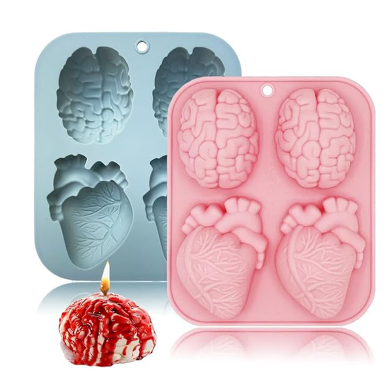 Human Brain And Heart Silicone - Candle Making Process review and price