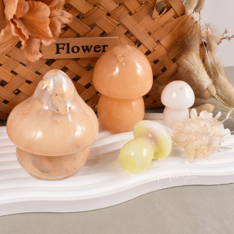 3D Mushroom Candle Silicone Mo - Candle Making Essentials review and price
