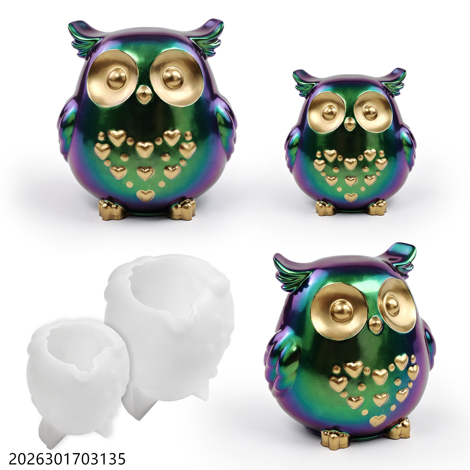 Owl Silicone Mold 3D Bird Shap - Candle Making Essentials review and price